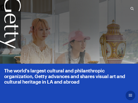 'getty.edu' screenshot