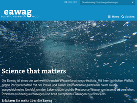 'eawag.ch' screenshot