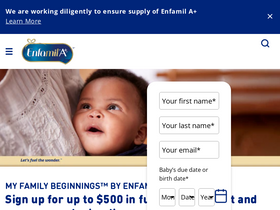 'enfamil.ca' screenshot