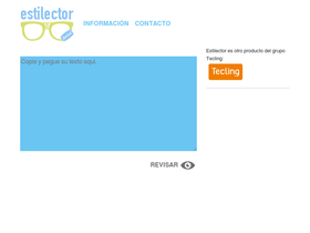 'estilector.com' screenshot