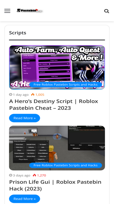 OverBlox - #1 Website for roblox scripts