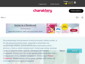 'charaktery.eu' screenshot