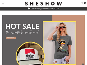 'sheshow.com' screenshot