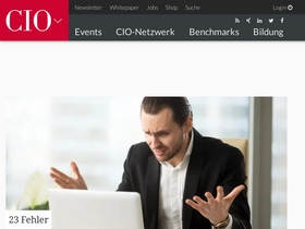 'cio.de' screenshot