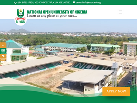 'nou.edu.ng' screenshot