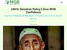 'muslimglobalrelief.org' screenshot