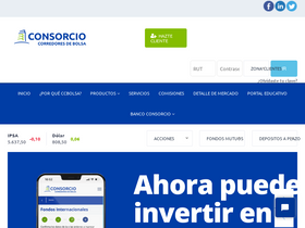 'ccbolsa.cl' screenshot
