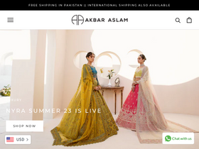 'akbaraslam.com' screenshot