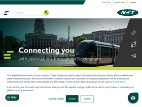 'thetram.net' screenshot