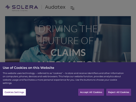 'audatex.us' screenshot