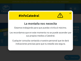 'catedralaltapatagonia.com' screenshot