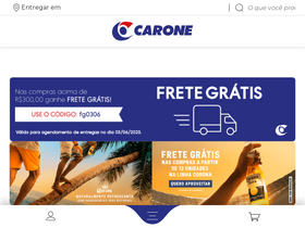 'carone.com.br' screenshot