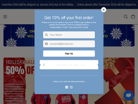 upandawayjackets.com homepage screenshot