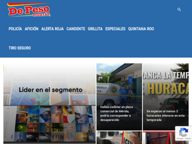 'depesoyucatan.com' screenshot