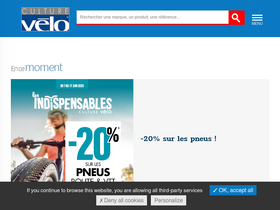 'culturevelo.com' screenshot