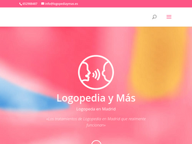 'logopediaymas.es' screenshot