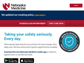 'nebraskamed.com' screenshot