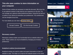 'southampton.gov.uk' screenshot