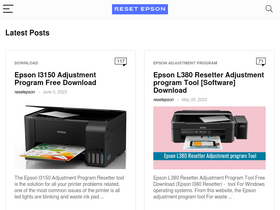 'resetepson.org' screenshot