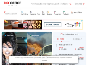 'boxofficeturkiye.com' screenshot