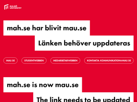 'mah.se' screenshot