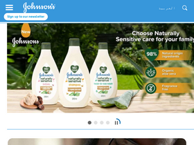 'johnsonsbabyarabia.com' screenshot
