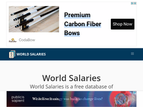 'worldsalaries.com' screenshot