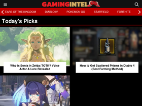 'gamingintel.com' screenshot