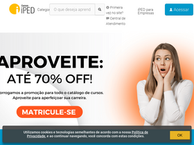 'iped.com.br' screenshot
