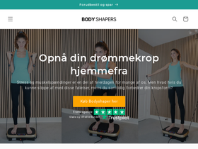 Bodyshapers homepage screenshot