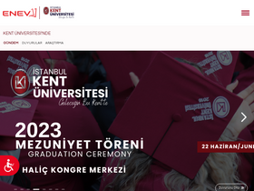 'kent.edu.tr' screenshot