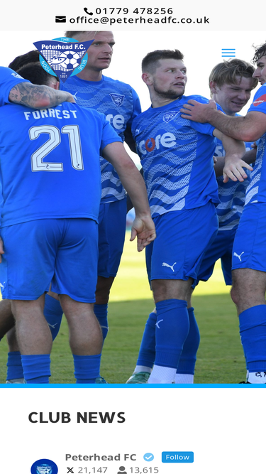 peterheadfc.co.uk