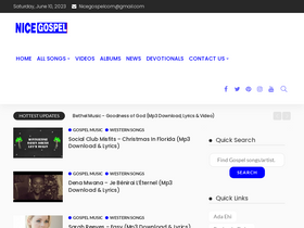 'nicegospel.com' screenshot