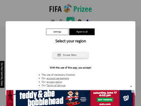 'fifaprizee.com' screenshot