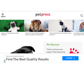 'petpress.net' screenshot