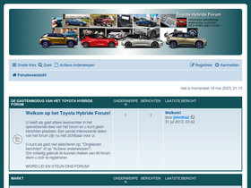 'toyotahybrideforum.nl' screenshot