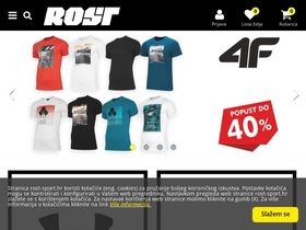 'rost-sport.hr' screenshot