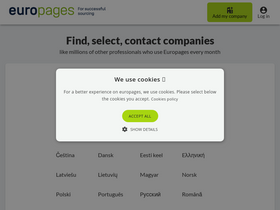 'europages.com' screenshot
