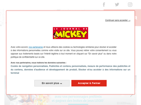 'journaldemickey.com' screenshot