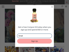 'artoftheroot.com' screenshot