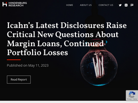 'hindenburgresearch.com' screenshot