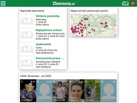 'zborovna.sk' screenshot