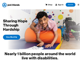 'joniandfriends.org' screenshot