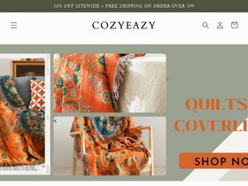 Cozyeazy homepage screenshot