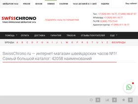 'swisschrono.ru' screenshot