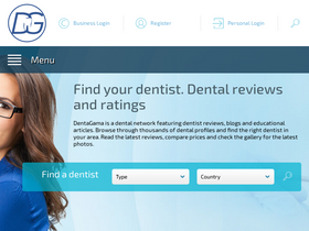 'dentagama.com' screenshot