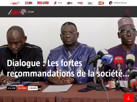 'igfm.sn' screenshot