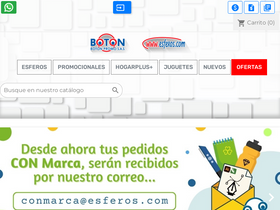 'esferos.com' screenshot