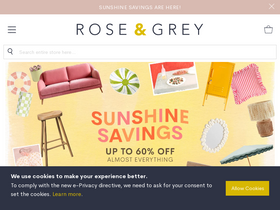 'roseandgrey.co.uk' screenshot