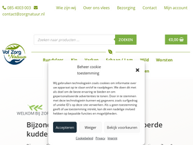 'zorgnatuur.nl' screenshot